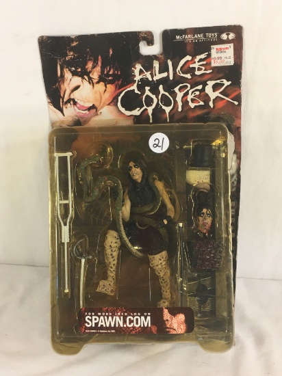 Collector McFarlane Toys Action Figure Alice Cooper Atcion Figure 8-9"tall