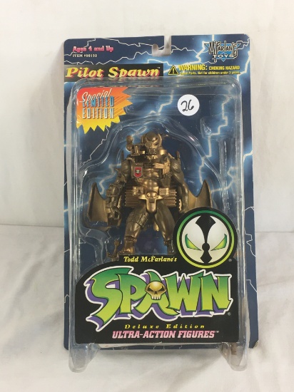 Collector McFarlane Toys Pilot Spawn Deluxe Edition Ultra-Action Figures 10"tall Box