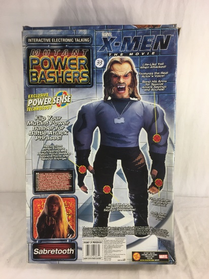 Collector ToyBiz Marvel X-Men The Movie Mutant Power Bashers Sabretooth 20" Tall