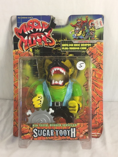 Collector  Street Players Muscle Mutts Big teeth Bigger Muscle Suger Tooth 8"tall Figure
