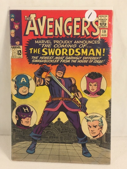 Collector Vintage Marvel Comics The Avengers Comi Book No.19
