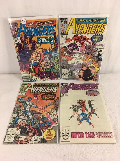 Lot of 4 Collector Vintage Marvel The Avengers Comic Books No.311.312.313.314.