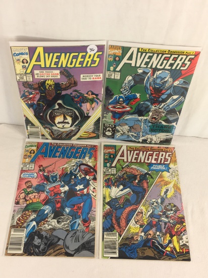Lot of 4 Collector Vintage Marvel The Avengers Comic Books No.333.334.335.336.