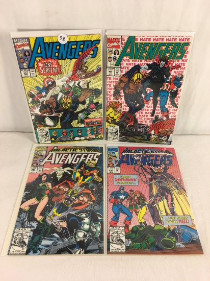 Lot of 4 Collector 1992 Marvel The Avengers Comic Books No.341.342.345.346.