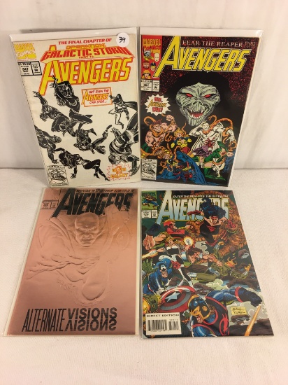 Lot of 4 Collector 1992 Marvel The Avengers Comic Books No.347.352.360.370.