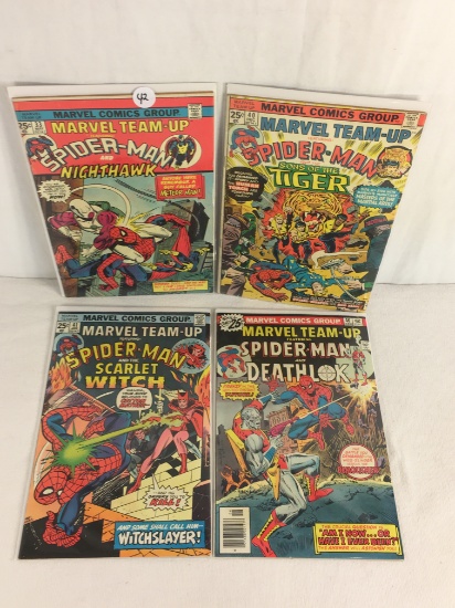 Lot of 4 Collector Vintage Marvel Team-up Annual Comic Books No.33.40.41.46.