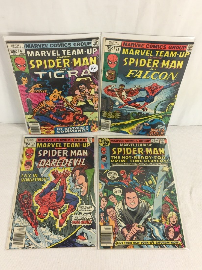 Lot of 4 Collector Vintage Marvel Team-up Annual Comic Books No.67.71.73.74.