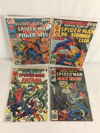 Lot of 4 Collector Vintage Marvel Team-up Annual Comic Books No.75.80.81.82.