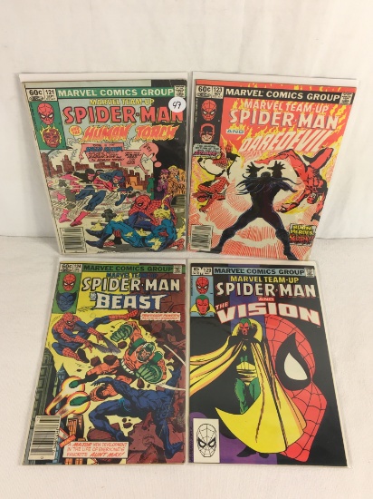 Lot of 4 Collector Vintage Marvel Team-up Annual Comic Books No.121.123.124.129.