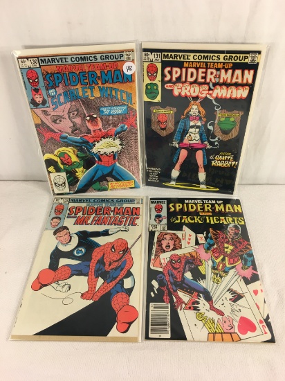 Lot of 4 Collector Vintage Marvel Team-up Annual Comic Books No.130.131.132.134.