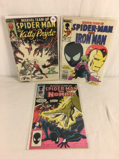 Lot of 3 Collector Vintage Marvel Team-up Annual Comic Books No.135.145.146.
