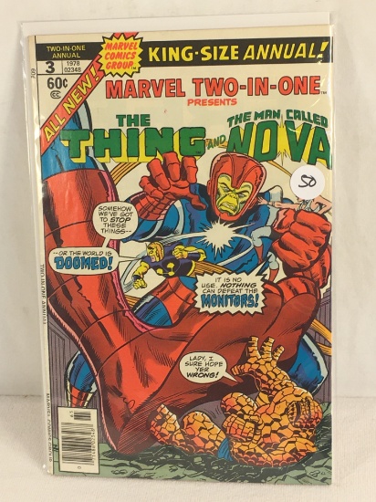 Collector Vintage Marvel Comics King-Size Annual Marvel two-In-One Comic Book No.3