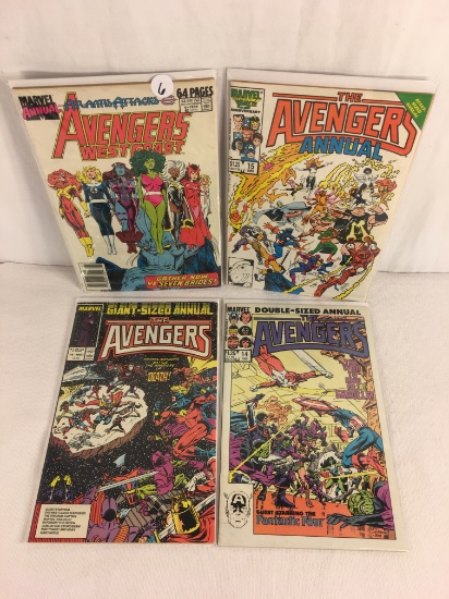 Lot of 4 Pcs Collector Vintage Marvel Assorted Avengers Comic Books No.4.15.16.14.