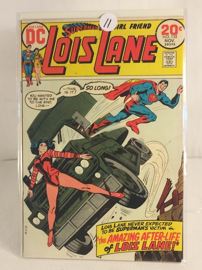 Collector Vintage DC Comics Superman's Girl Friend Lois Lane Comic Book No.135