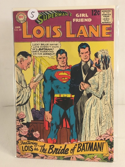 Collector Vintage DC Comics Superman's Girl Friend Lois Lane Comic Book No.89