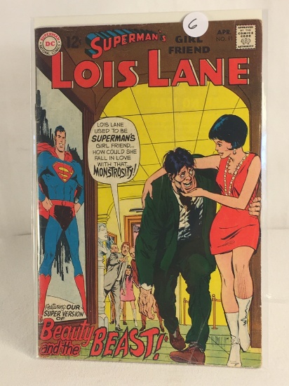 Collector Vintage DC Comics Superman's Girl Friend Lois Lane Comic Book No.91