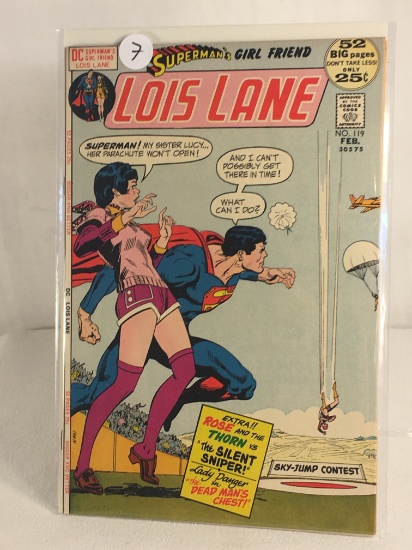 Collector Vintage DC Comics Superman's Girl Friend Lois Lane Comic Book No.119
