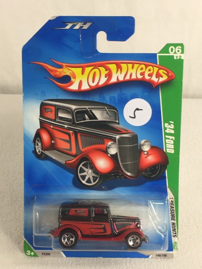 Collector Hotwheels Treasure Hunts 1934 Ford #6/12 1/64 Scale Die Cast Car