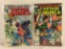 Lot of 2 Collector Vintage Marvel Comics Captain America Comic Books No.282.283.