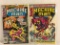 Lot of 2 Collector Vintage Marvel Comics Machine Man The Living Robot Comic Books No.12.19.