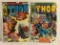 Lot of 2 Collector Vintage Marvel Comics The Mighty Thor  Comic Book No.281.284.