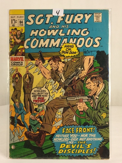 Collector Vintage Marvel Comics SGT. FURY and His Howling Commandos Comic Book #84