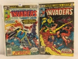 Lot of 2 Collector Vintage Marvel Comics The Invaders  Comic Book No.37.41.