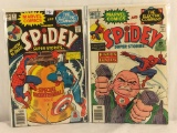 Lot of 2 Collector Vintage Marvel Comics Spidey Super Stories  Comic Books No.17.18.