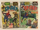 Lot of 2 Collector Vintage Marvel Comics Spidey Super Stories  Comic Books No.41.55.