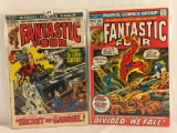 Lot of 2 Collector Vintage Marvel Comics Fantastic Four Comic Books No.121.128.