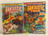 Lot of 2 Collector Vintage Marvel Comics Fantastic Four Comic Books No.137.143.