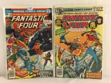 Lot of 2 Collector Vintage Marvel Comics Fantastic Four Comic Books No.178.202.