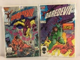 Lot of 2 Collector Vintage Marvel Comics Daredevil The Man without Fear Comics No.234.235.