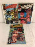 Lot of 3 Collector Vintage Marvel Comics Daredevil The Man without Fear Comics #245.268.296.