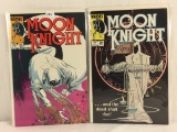 Lot of 2 Collector Vintage Marvel Comics Moon Knight Comic Books No.37.38.