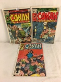 Lot of 3 Collector Vintage Marvel Comics Conan The Barbarian Comic Books No.74.77.171.