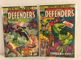 Lot of 2 Collector Vintage Marvel ComicsThe Defenders Comic Books No.15.36.