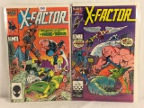 Lot of 2 Collector Vintage Marvel Comics The X-Factor Comic Books No.4.7.