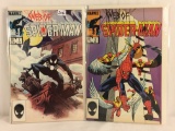 Lot of 2 Collector Vintage Marvel Comics Web Spider-man Comic Book No.1.2.