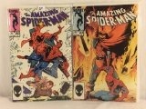 Lot of 2 Collector Vintage Marvel Comics The Amazing Spider-man Comic Books No.260.261.