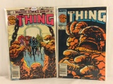 Lot of 2 Collector Vintage Marvel Comics The Thing Comic Books No.3.6.