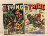 Lot of 2 Collector Vintage Marvel Comics The Thing Comic Books No.13.14.