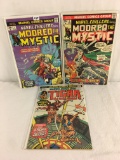 Lot of 3 Collector Vintage Marvel Comics Marvel Chillers Modred The Mystic No.1.2.4.