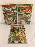 Lot of 3 Collector Vintage Marvel Comics Howard The Duck Comic Books No.6.8.28.