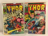 Lot of 2 Collector Vintage Marvel Comics The Mighty Thor  Comic Book No.260.264.