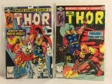 Lot of 2 Collector Vintage Marvel Comics The Mighty Thor  Comic Book No.305.306.