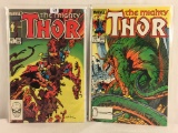 Lot of 2 Collector Vintage Marvel Comics The Mighty Thor  Comic Book No.340.341.