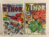 Lot of 2 Collector Vintage Marvel Comics The Mighty Thor  Comic Book No.362.364.