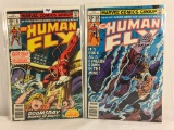 Lot of 2 Collector Vintage Marvel Comics The Human Fly  Comic Book No.9.10.