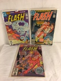Lot of 3 Vintage DC Comics The Flash Comic No.297, 265, 291